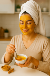 ماسک زردچوبه: طلای طبیعی برای زیبایی و سلامت پوست شما