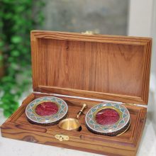 باکس هدیه زعفران مدل بزم شاهانه